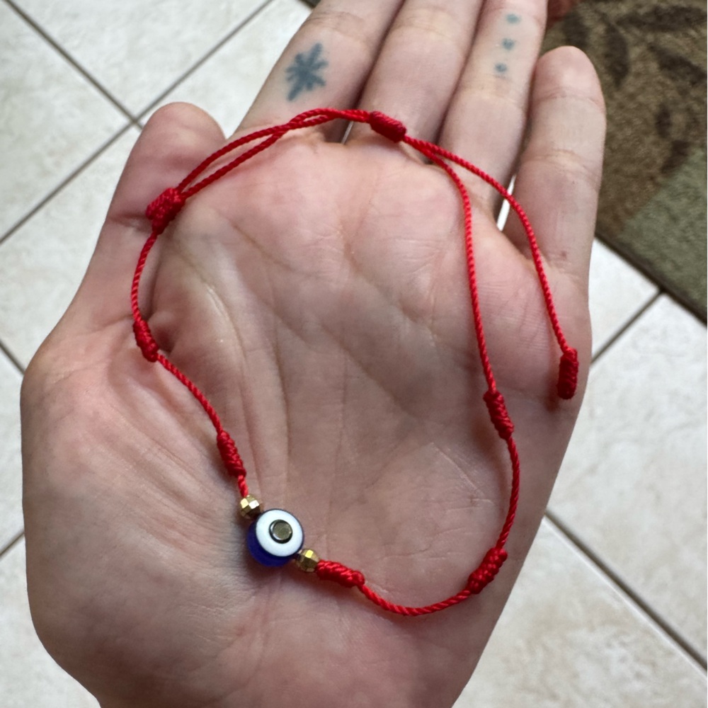 Evil Eye Red String Bracelets - Picture 2 of 2